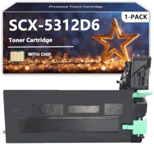 SCX-5312D6 Toner Cartridges Compatible for Samsung SCX 5312D6 Toner for Samsung MSYS-830 835 SCX-5112 5115 5312 5315 SF-830 835 Printers, 1 Pack