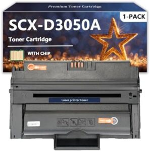 SCX-D3050A Toner Cartridge Compatible for Samsung SCX D3050 3050A D3050A Toner for Samsung ML-3050 ML-3051N ML-3051ND Printers, 1 Pack