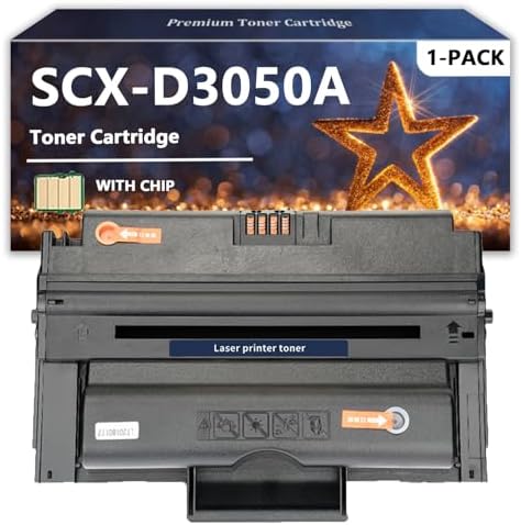 SCX-D3050A Toner Cartridge Compatible for Samsung SCX D3050 3050A D3050A Toner for Samsung ML-3050 ML-3051N ML-3051ND Printers, 1 Pack