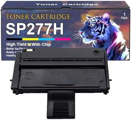 SP277H Toner Cartridge Replacement for Ricoh SP277H Toner Cartridge High Yield Work for Ricoh SP277NWX SP277SNWX SP277SFNWX Printers