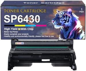 SP6430 Toner Cartridge Replacement for Ricoh SP6430C Toner Cartridge High Yield Work for Ricoh SP6440 SP6440M SP6430 SP6430M SP6420 SP6420M SP6410 SP6450 Printers
