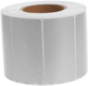 STOBOK 1000pcs Paper Large Rectangular Stickers for Printer Mailing Labels Self-Adhesive Sticker for Clothing Tags