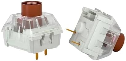 Silent Pink Switch Silent Brown Linear Tactile Switches for Mechanical Keyboard Switchs Hot Swap(70PCS)