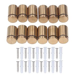 Standoff Screws, Standoff Mounts 12Pcs Stainless Steel 19x30mm Motherboard Standoffs Wall Mount Advertising Fastener Set Kit