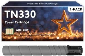 TN330 Toner Cartridges Compatible for Konica Minolta TN 330 AC7A030 Toner for Bizhub 300i 360i Printers, 1 Pack