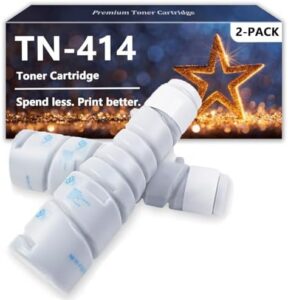 TN414 Toner Cartridges Compatible for Konica Minolta TN 414 A202030 Toner for Bizhub Di 363 Di 423 Printers, 2 Pack
