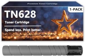TN628 Toner Cartridges Compatible for Konica Minolta TN 628 AC79030 Toner for Bizhub 450i 550i 650i Printers, 1 Pack