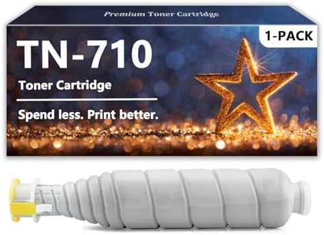 TN710 Toner Cartridges Compatible for Konica Minolta TN 710 02XJ Toner for Bizhub 223 283 7828 7628 Printers, 1 Pack