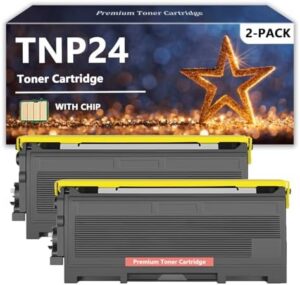 TNP24 Toner Cartridges Compatible for Konica Minolta TNP 24 A32W011 Toner for Bizhub 20 20P Printers, 2 Pack