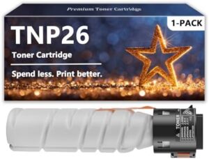 TNP26 Toner Cartridges Compatible for Konica Minolta TNP 26 TNP-26H Toner for Bizhub Pagepro 6180e 6180en 6180MF Printers, 1 Pack