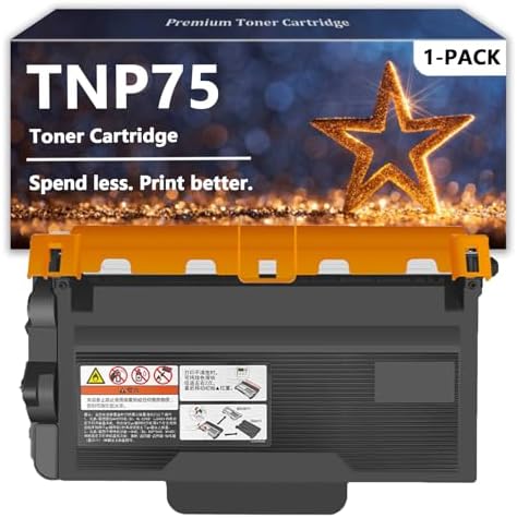 TNP75 Toner Cartridges Compatible for Konica Minolta TNP 75 ACF0050 Toner for Bizhub 4000i 4020i 5000i 5020i Printers, 1 Pack