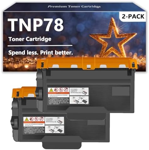 TNP78 Toner Cartridges Compatible for Konica Minolta TNP 78 ACF0030 Toner for Bizhub 4000i 4020i 5000i 5020i Printers, 2 Pack