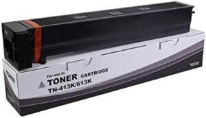 Toner Cart. TN-413K/613K Black 900g/Pc – 45K Pages, A0TM131, A0TM130, COREPARTS Printer (900g/Pc – 45K Pages KONICA MINOLTA Bizhub C452, 552, 652)