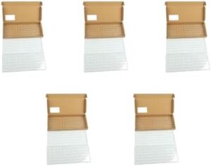 Transparent Mechanical Keyboard Keycaps Holder Box Dustproof Organizer Box 3 Layers for 190 Keys Keyboard Switches Tester Keycap Storage Box