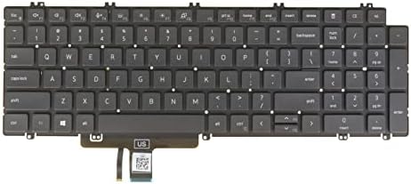 US Keyboard for Dell Latitude 5520 5521 Precision 3560 3561 0N7N16 Backlit Black