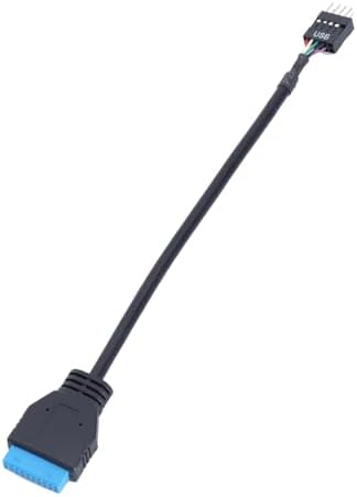 USB Header to USB 2.0 Motherboard Adapters 19Pin to 9Pin Connectors Cable Front Panel USB3.0 to 2.0 Converters