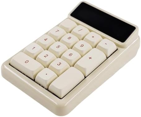 USB Numeric Keypad Mechanical Keyboard 500mAh Energy Saving for Laptops and Desktops, Hot Swappable and Quiet Keypad