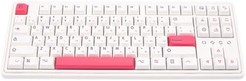 Unique XDA Profile White Keycaps 126 Keycaps Set for Mechanical Keyboards Switches Dye Sublimations Keycaps Japanese White Keycap