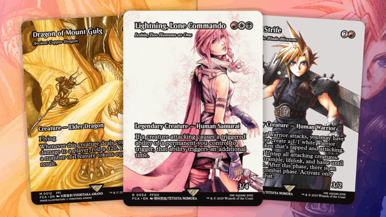 The Top 16 Most Valuable Final Fantasy Cards in the Through the Ages Magic: The Gathering Collection