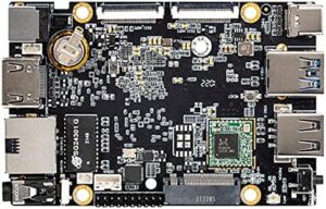 youyeetoo ROC-RK3588S-PC 8K AI Development Mainboard with HDMI 2.1 MIPI-DSI x2 DP1.4 MIPI-DSI M.2 PCIe 2.0 Support Four Screen Display Multiple Systems for Edge Computing AI VR AR